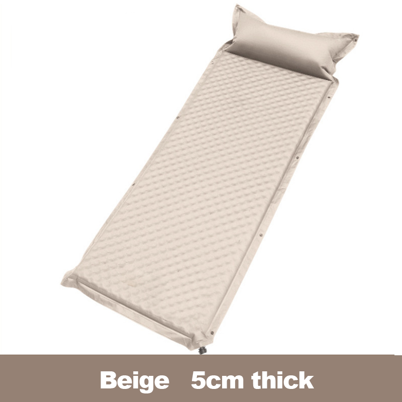 Single Person Use Memory Sleeping Pad Sleeping Mats for Camping, Easy Inflate Deflate