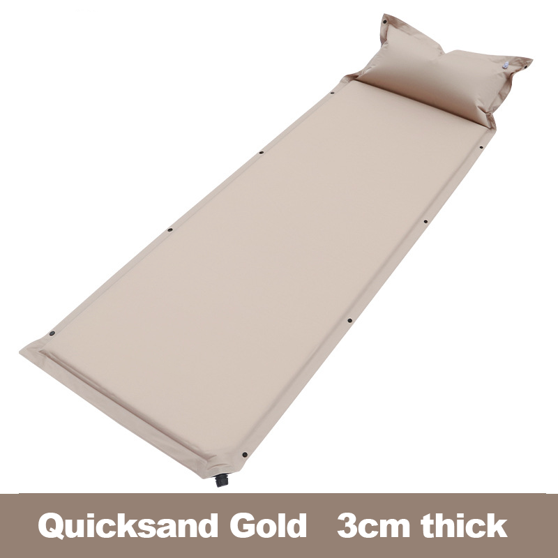 Single Person Use Memory Sleeping Pad Sleeping Mats for Camping, Easy Inflate Deflate