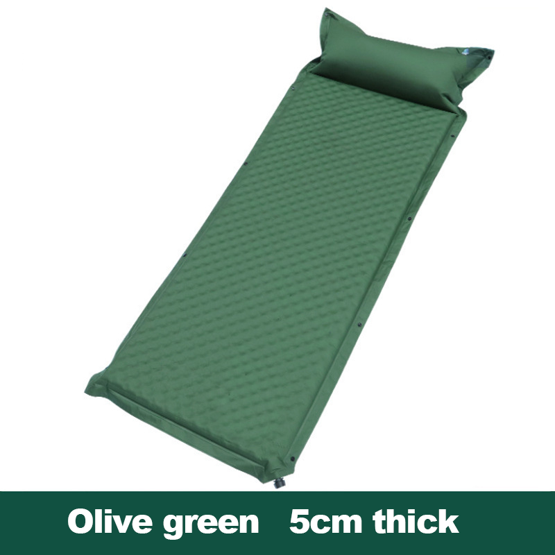Single Person Use Memory Sleeping Pad Sleeping Mats for Camping, Easy Inflate Deflate