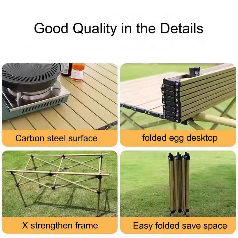 Roll-Up Camping Table | 4 Person | 150 kg