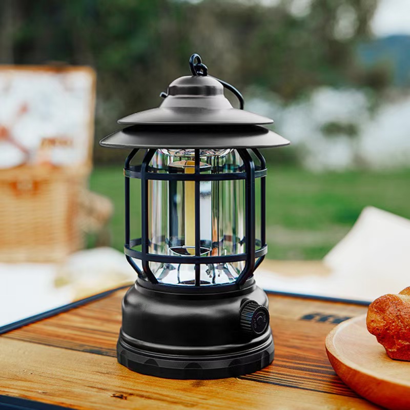 Portable Waterproof Camping Light Rechargeable Camping Lantern Outdoor Home Camping Emergency Outage