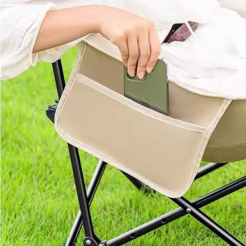 Folding Camping Cot and Chair 2 in 1 with Carry Bag for Fishing Hiking Travel Garden
