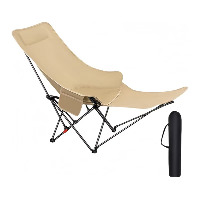Folding Camping Cot and Chair 2 in 1 with Carry Bag for Fishing Hiking Travel Garden