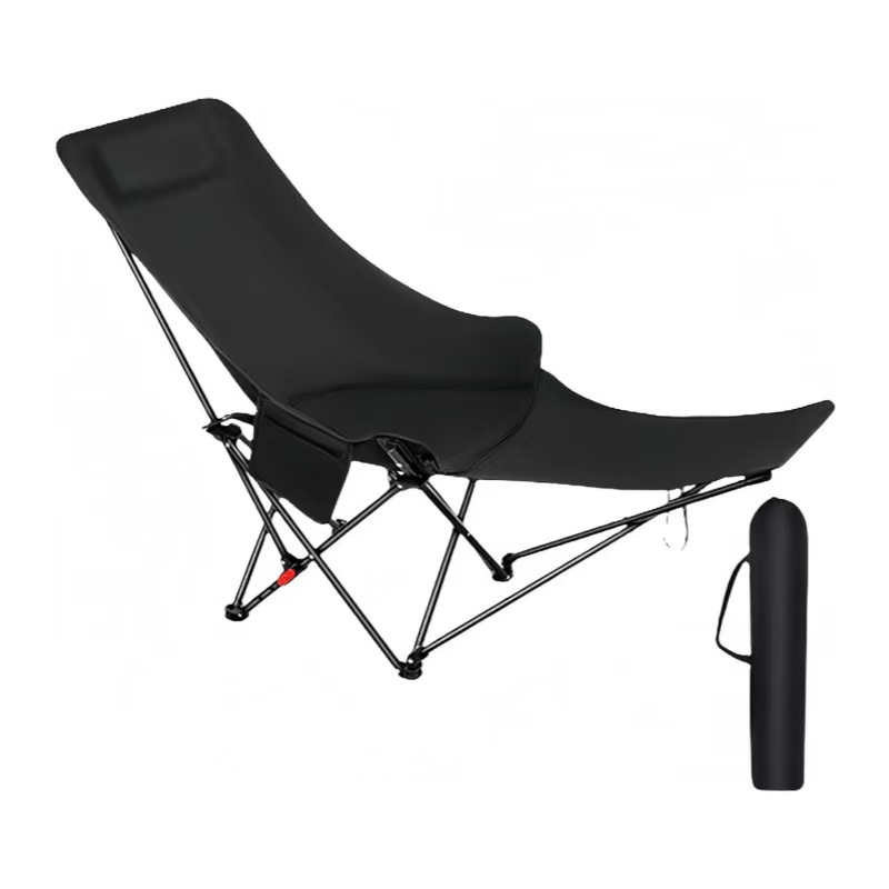 Folding Camping Cot and Chair 2 in 1 with Carry Bag for Fishing Hiking Travel Garden