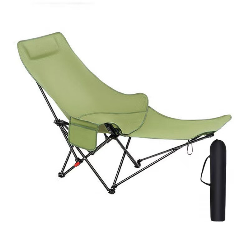 Folding Camping Cot and Chair 2 in 1 with Carry Bag for Fishing Hiking Travel Garden