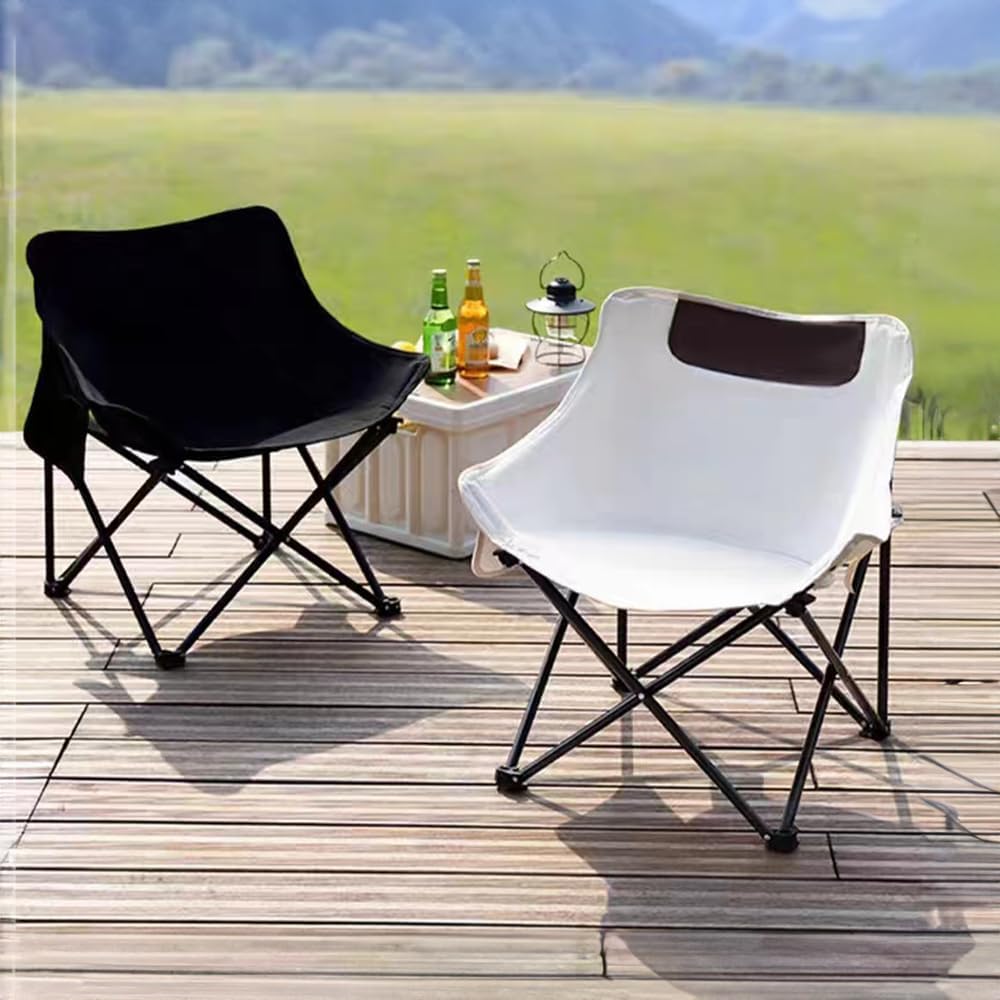 Portable Moon Chair 600D Oxford Fabric Include Carry Bag Supports 330lbs Sturdy and Stable