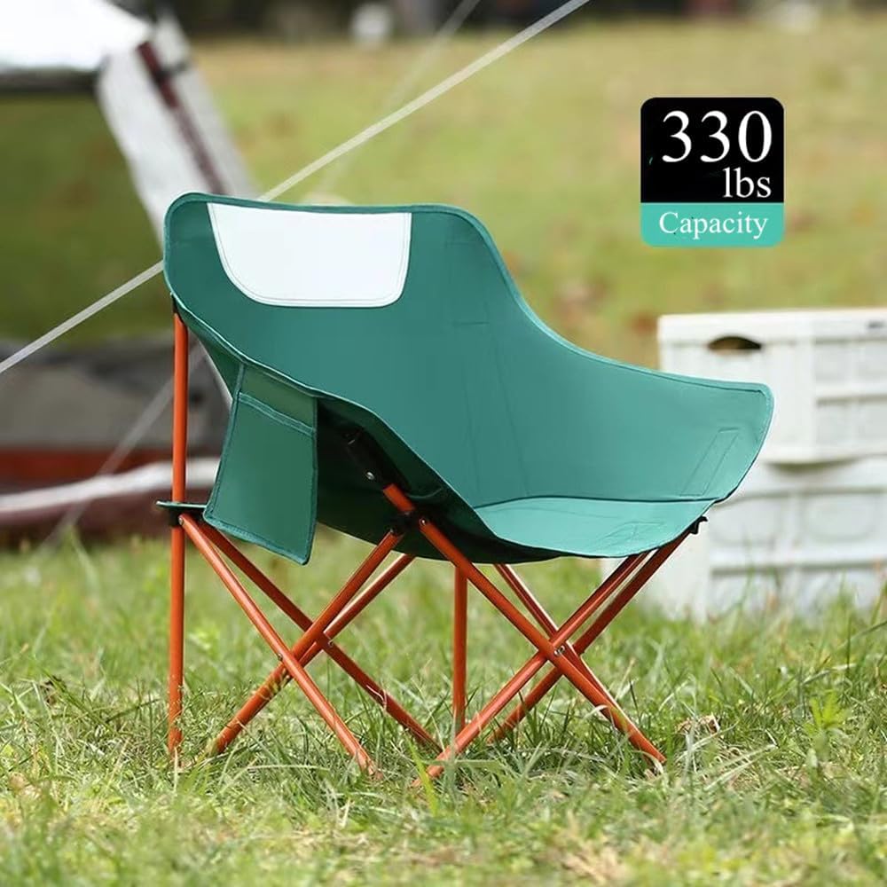 Portable Moon Chair 600D Oxford Fabric Include Carry Bag Supports 330lbs Sturdy and Stable