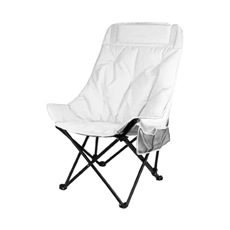 3cm Cotton-added High Back Moon Chair 600D Oxford Fabric Portable Folding Camping Chair