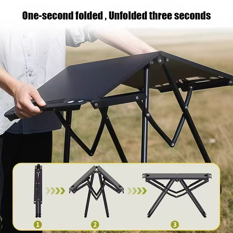 Outdoor Tactical Table Multifunctional Folding Table Camping Lightweight Desk For Picnic Hiking BBQ