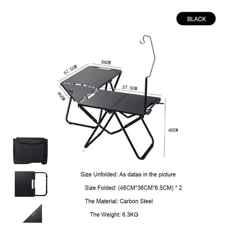 Outdoor Tactical Table Multifunctional Folding Table Camping Lightweight Desk For Picnic Hiking BBQ